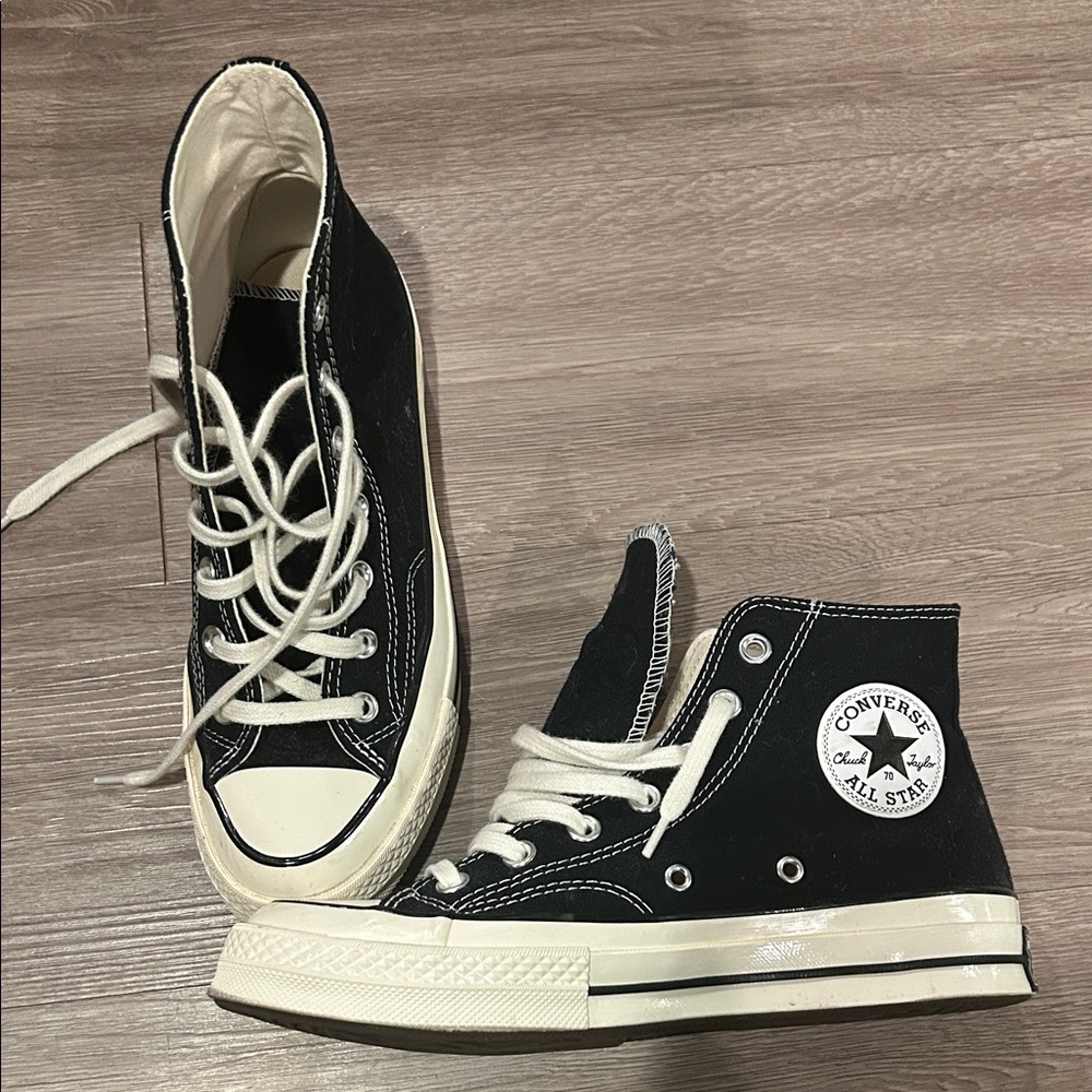 Converse Classic Black and White High-Tops 70